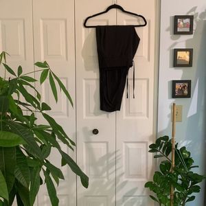 Navy Highwaisted Joggers